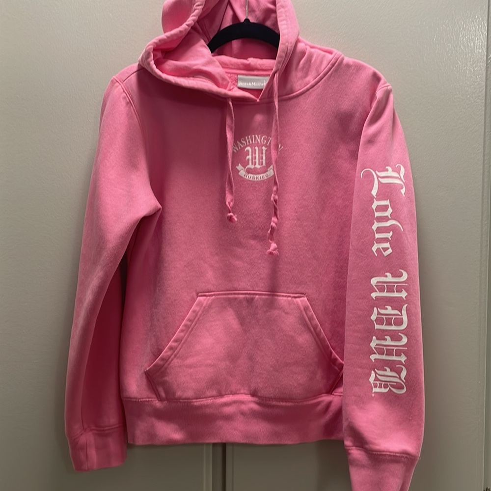University of Washington Huskies Pink Sweatshirt Hoodie